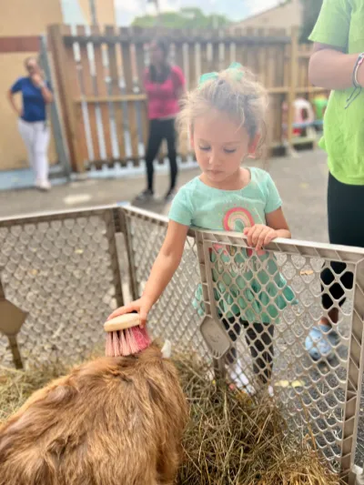 Child at Little Heaven Daycare